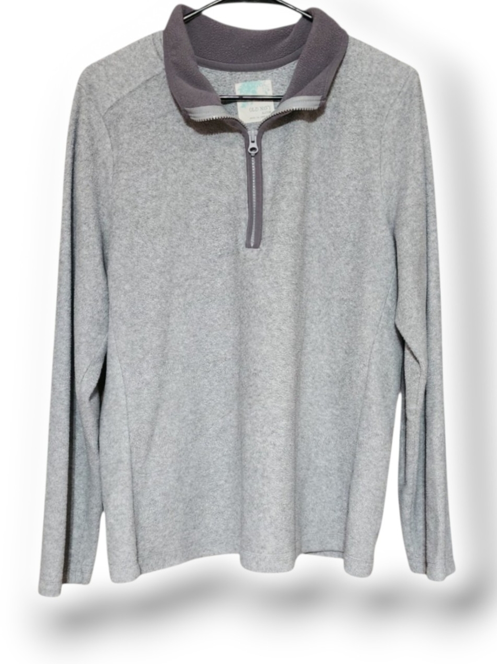 Old Navy Gray Women's Quarter-Zip Fleece Pullover